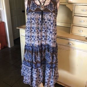 90’s Cotton Indian Gauze summer dress